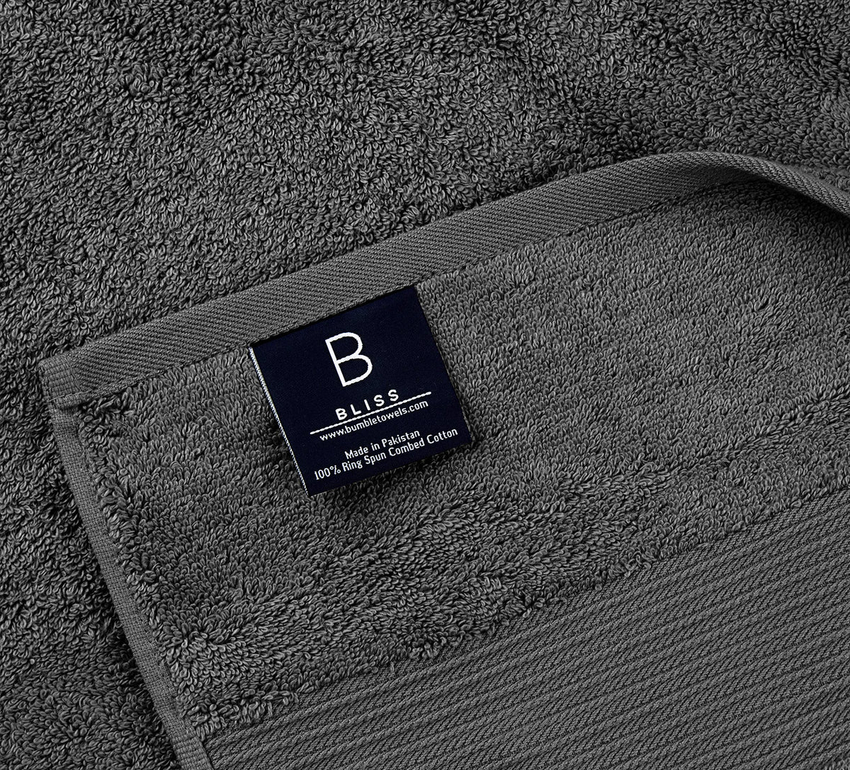 Bumble Towels hotel-quality soft texture for a luxurious bathroom experience.