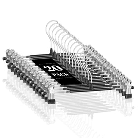 BUMODEL clip design reduces fabric damage during hanging.