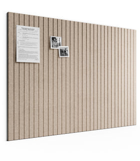 Bumusty 48x36 felt bulletin tiles form a large display for schedules and ideas