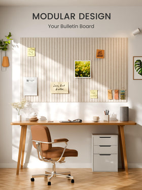 Bumusty felt board reduces echo in small rooms (NRC up to 0.95)