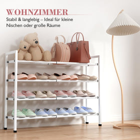 Bumusty dorm room shoe rack fits compact spaces for student rooms.