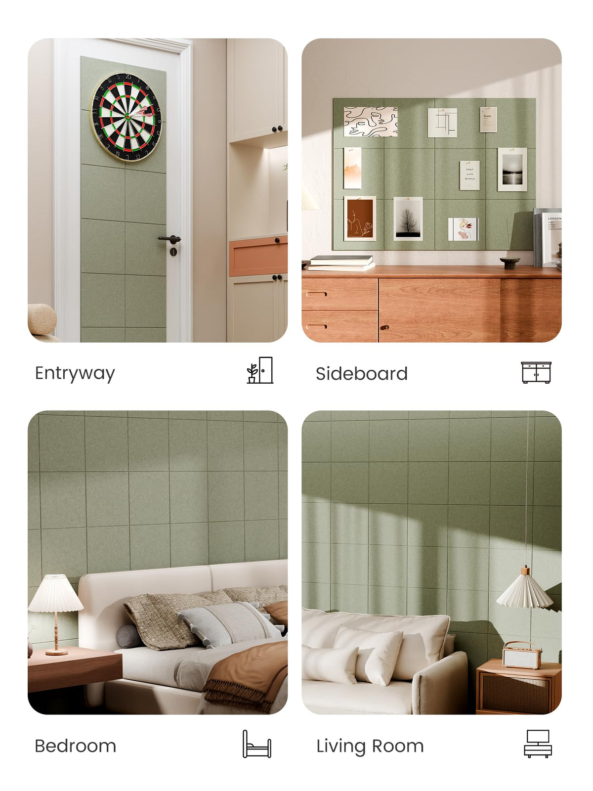 Bumusty tiles are 0.35 inches thick and durable for long-lasting use