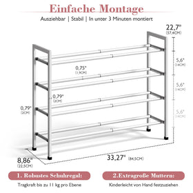 Bumusty entryway shoe organizer keeps footwear organized and accessible.