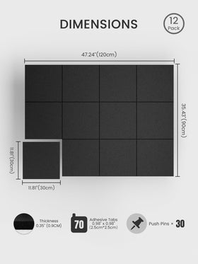 Bumusty felt tiles edge closeup shows clean beveled cuts for neat layouts.