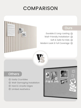 Bumusty office classroom setup with six-tile board for schedules