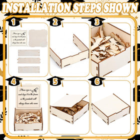 Burbell ceremony display setup with keepsake memory book.