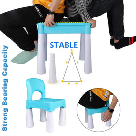 burgkidz leak-proof design helps keep playtime surfaces clean