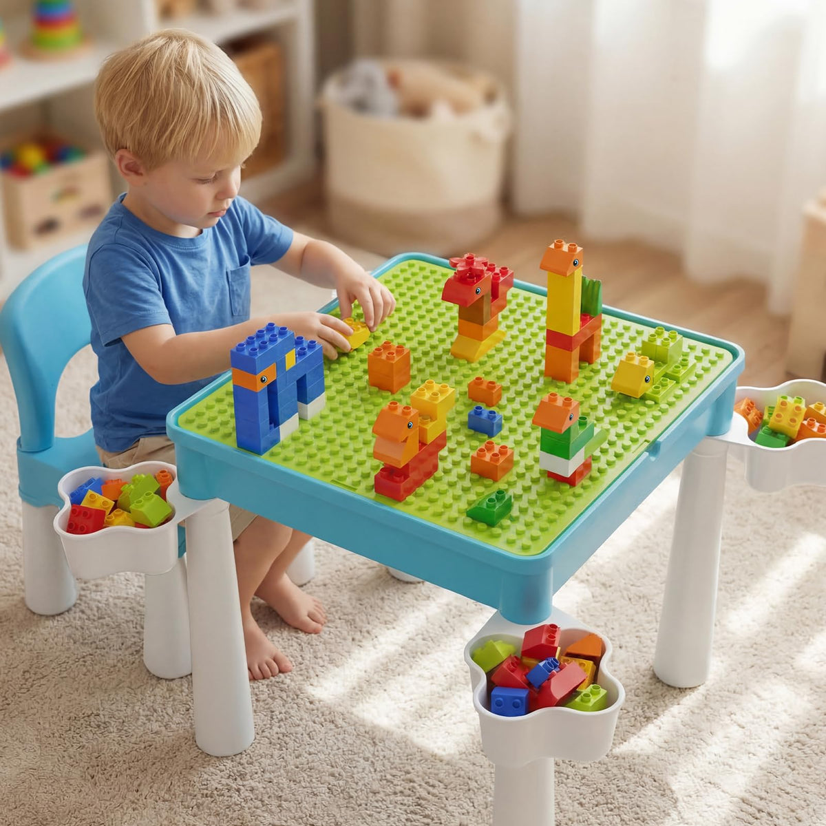 burgkidz non-toxic durable plastic ensures safe everyday use