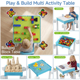 burgkidz removable cover on table creates smooth surface for art and drawing