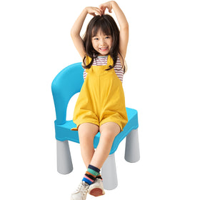 The burgkidz toddler chair is designed for ages 2-4 and growing with kids.