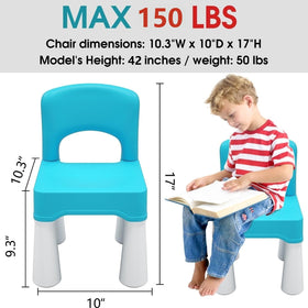 The burgkidz chair has smooth rounded edges to protect delicate skin.