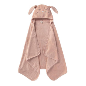 Burt's Bees Baby toddler hooded towel with animal face for bath time fun and comfort