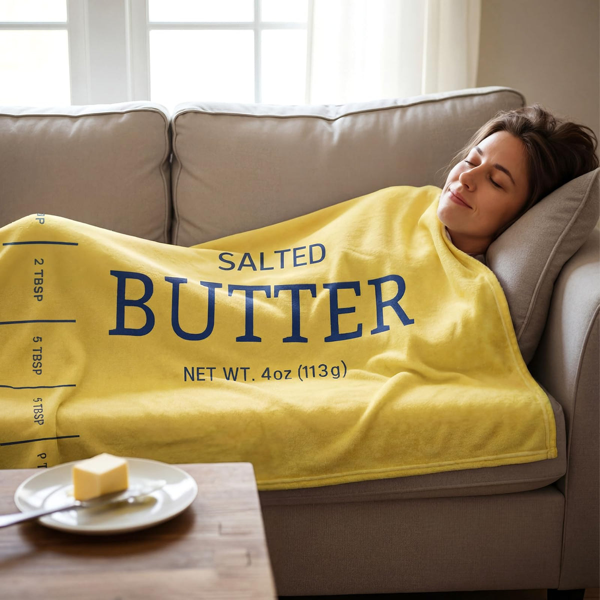 Buryeah Butter Stick Blanket outdoor picnic scene demonstrates versatile warmth