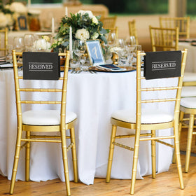 Buryeah reusable signs for events stay flat and legible over time.