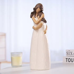 BUTILIVEEN resin mother-daughter figurine display-ready for shelves.