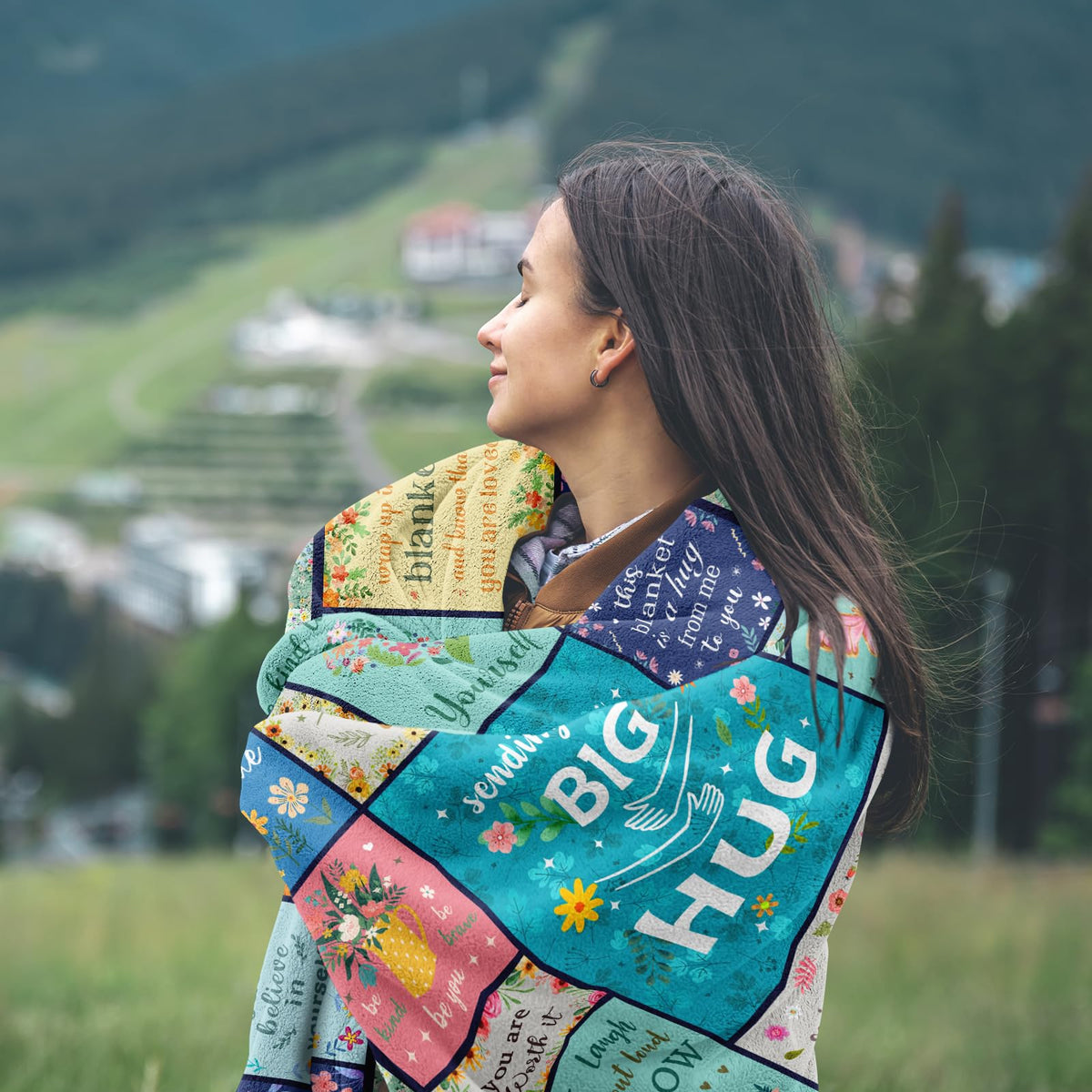 Butonus Soft Polyester Blanket emphasizes plush touch for relaxing moments at home.