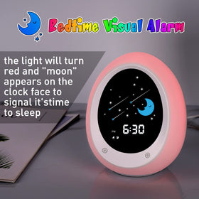 Butting Kids Alarm Clock sound machine with diverse soothing options