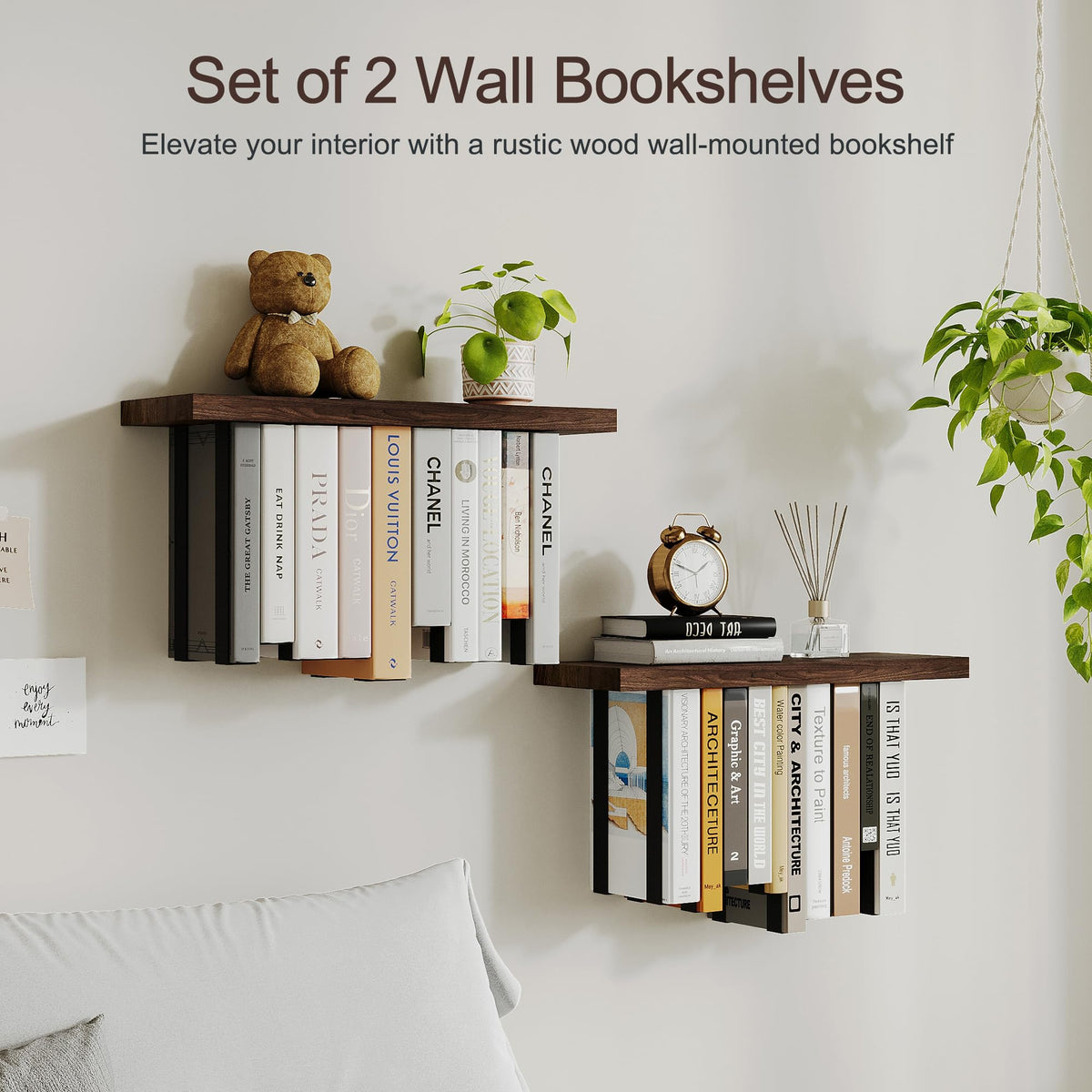 BUTUNITA easy-install wall shelf ideal for quick room updates.