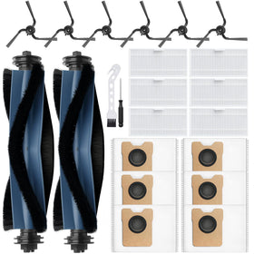 BUXEBUX C10 roller brush 2-pack enhances deep carpet cleaning