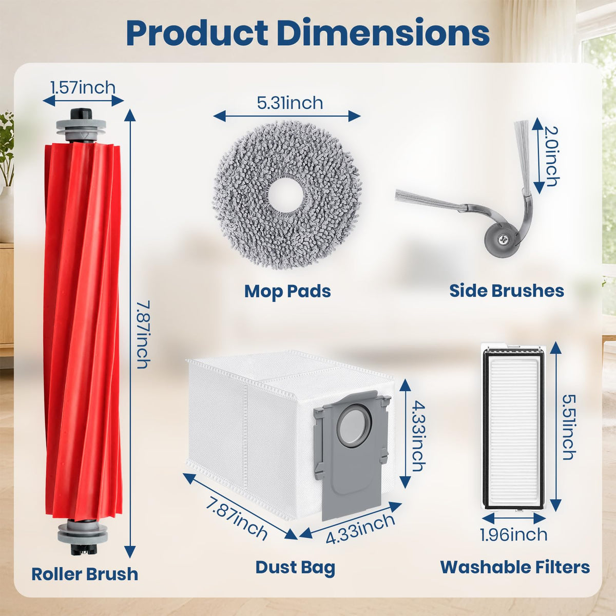 BUXEBUX Roborock Qrevo S Pro HEPA filter captures fine dust and allergens