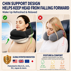 BUYUE pillow front support adjustable angles for chin and side rest