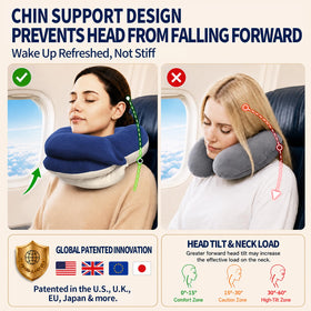 BUYUE front support angle adjustment for chin and head comfort.
