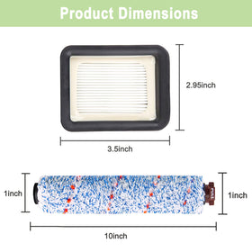 Bvhonwe 8-pack replacement parts display with brush rollers and filters