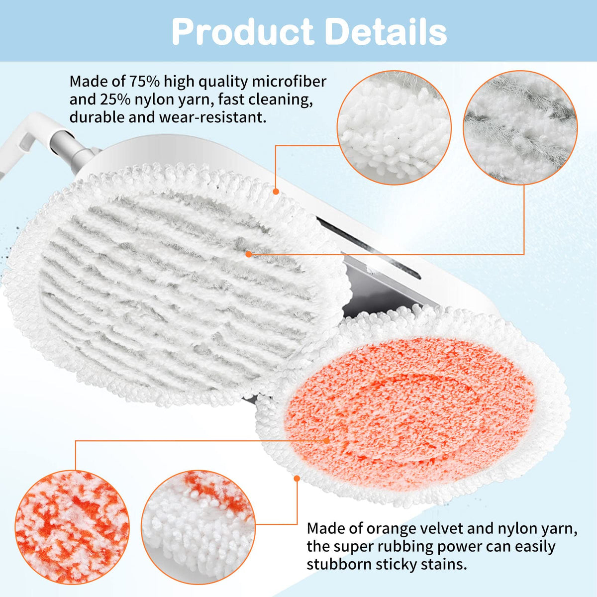 Bvhonwe microfiber absorbent pad dries quickly after use