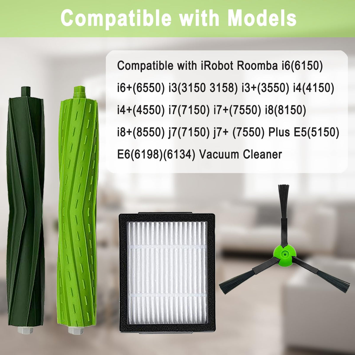 Bvhonwe Roomba eight-pack filters for fine dust capture