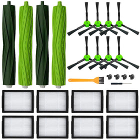 Bvhonwe Roomba roller brush set for two-pack, edge cleaning and debris pickup