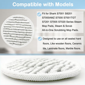 Bvhonwe S7001 pads microfiber-absorption for quick dry and streak-free results
