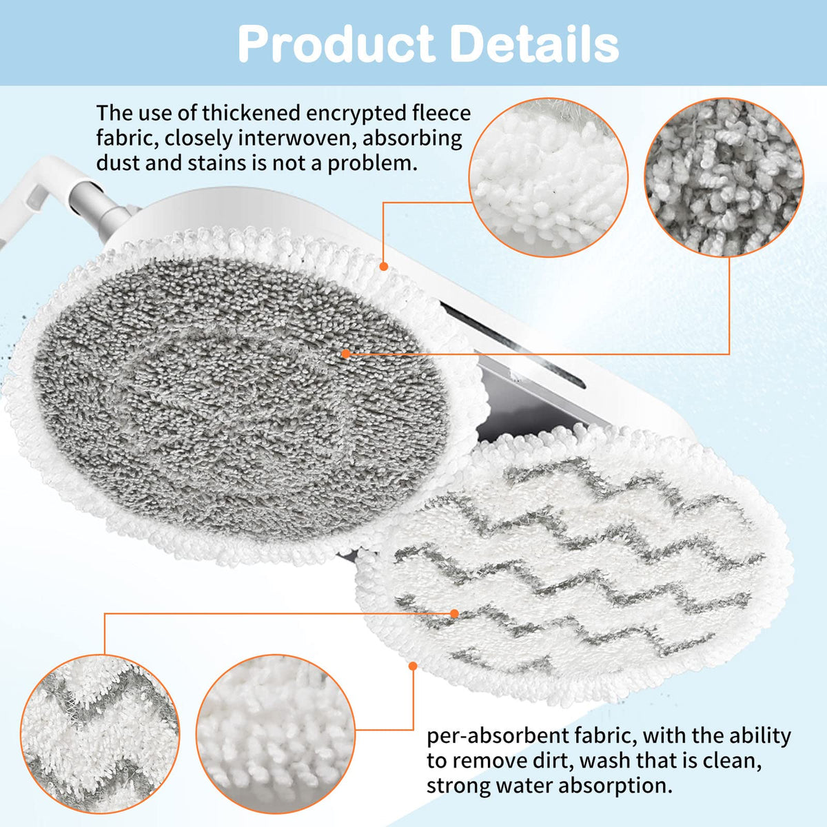 Bvhonwe S7001 power scrub pads tackle stubborn kitchen messes.