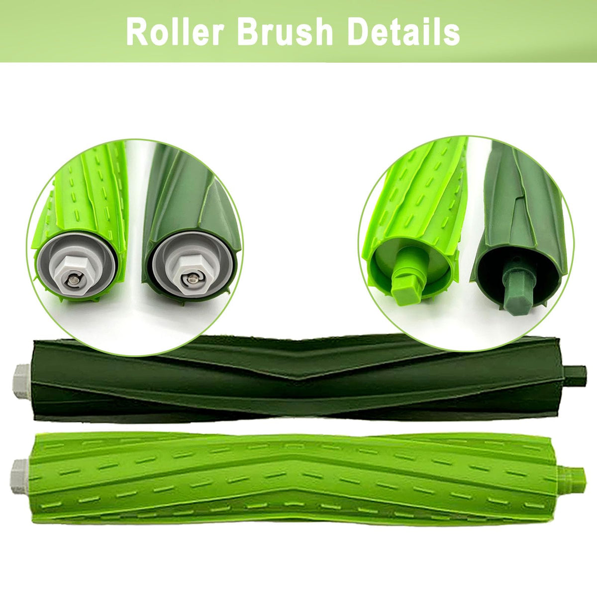 BVHONWE 8 side brushes for Roomba, reduces tangling and debris buildup