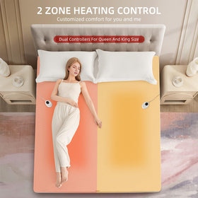 Bwarm dual-control heat settings offer personalized comfort for two sleepers
