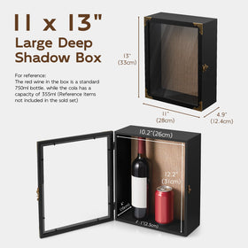 BWODYAY wooden frame with vintage hardware highlighting durable display