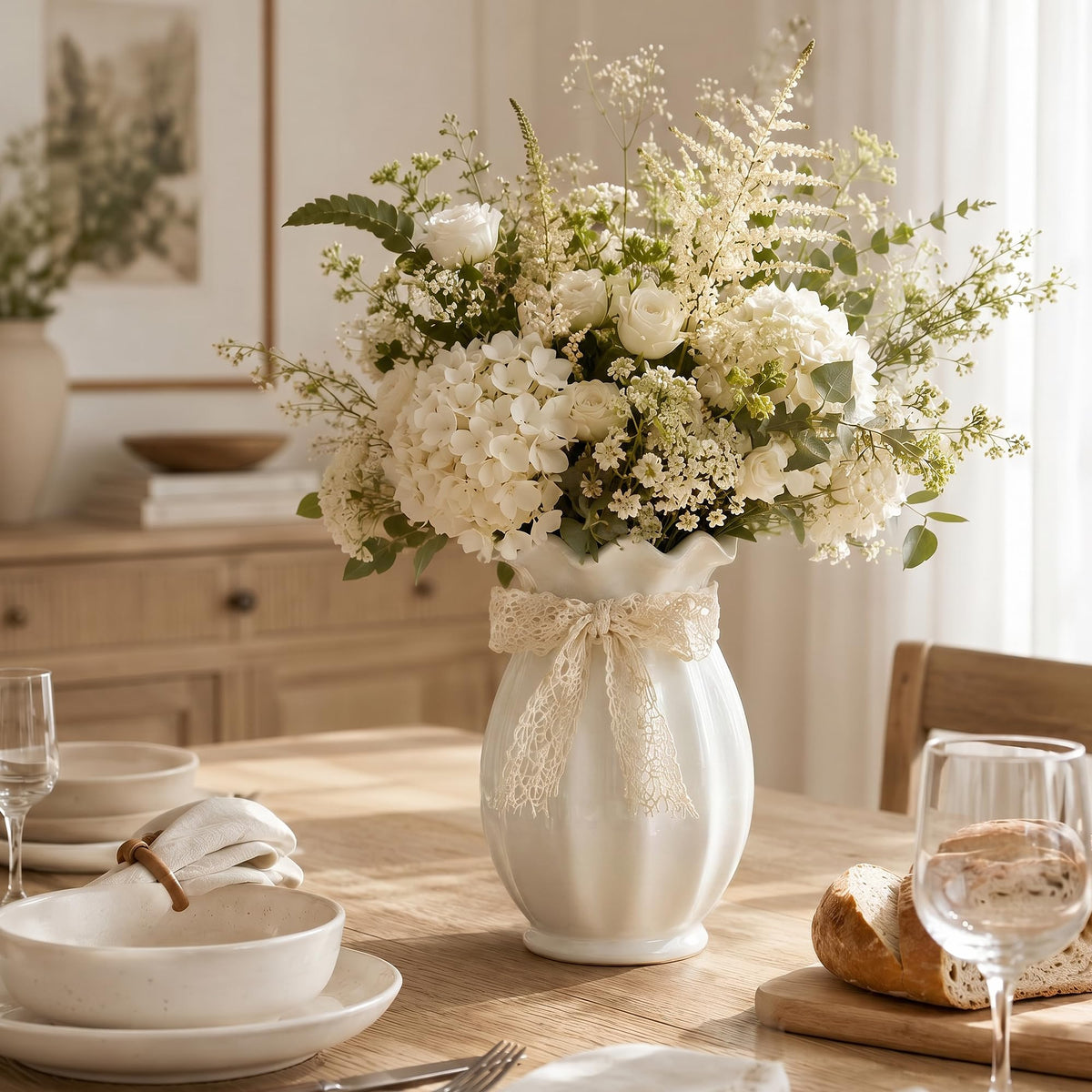 bwytbwy vase non-slip base provides stable placement on busy surfaces.