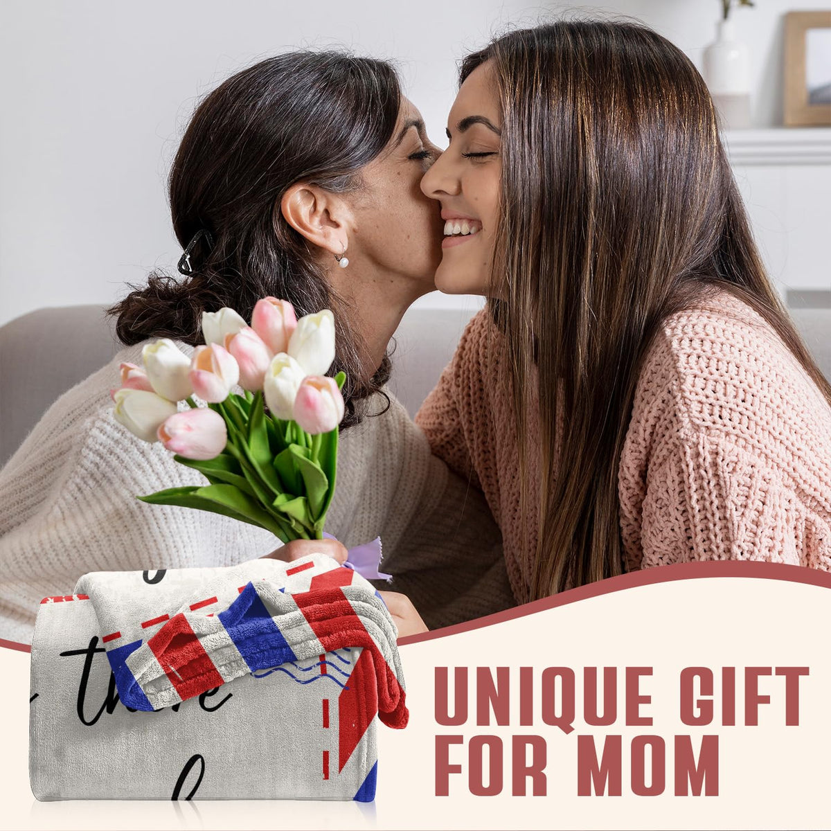 BXZWLK Mom blanket soft flannel texture for cozy relaxation