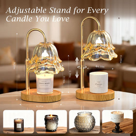 BYART Warmer displaying 2H/4H/8H timer settings for safe, timed fragrance diffusion.