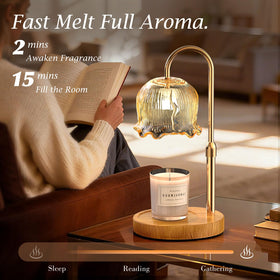 BYART candle warmer lamp dimmable control for precise mood lighting