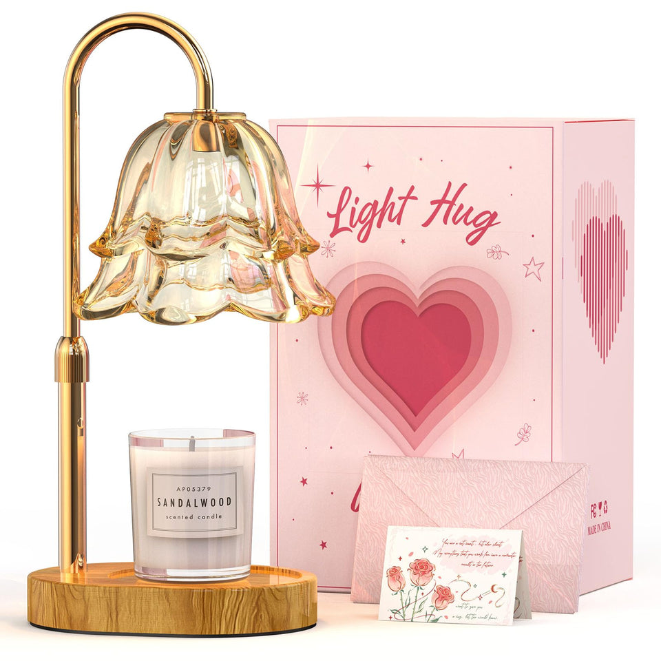 BYART Candle Warmer Lamp with timer dimming for flexible placement and mood control.