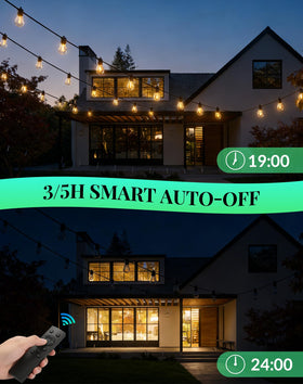 BYGUQ Waterproof design withstands rain for year-round outdoor use.