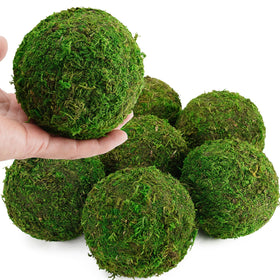 BYHER moss balls centerpiece in a bowl add natural texture to tables