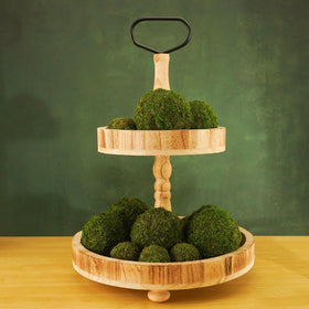 BYHER 6-pack moss balls support DIY arrangements with versatile texture