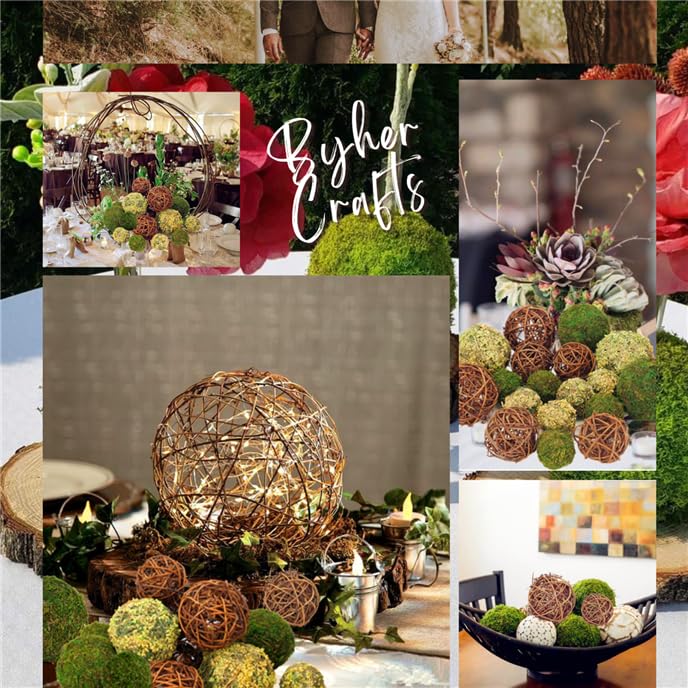 BYHER preserved flower ball, 5 cm, subtle color touch for year-round decor.