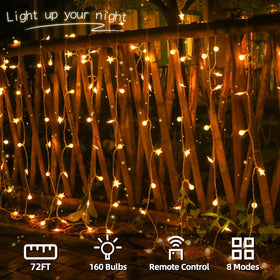 BYIZO 8 lighting modes with memory save your preferred mood.