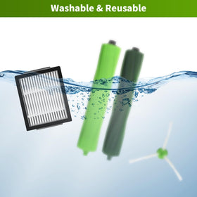 BYOFI Roomba brush recovery guide shows gentle soaking to restore brushes.