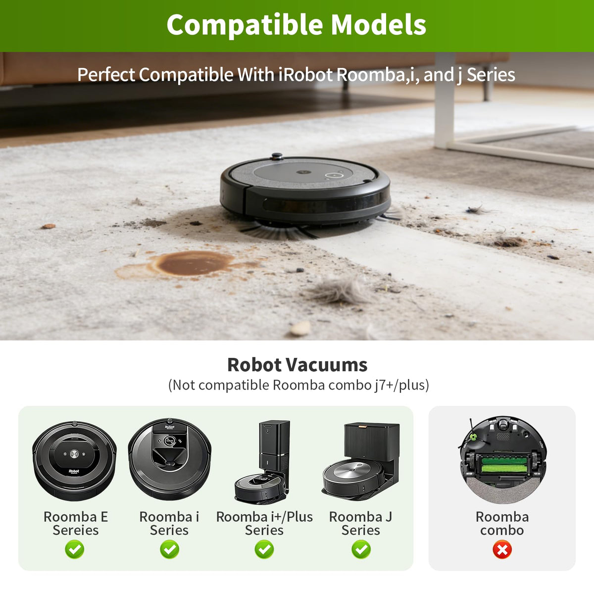 BYOFI Roomba HEPA filters capture fine dust for cleaner air.