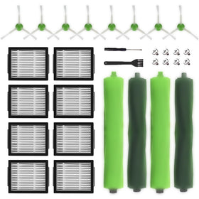 BYOFI Roomba roller brushes for deeper dirt pickup on multiple surfaces.