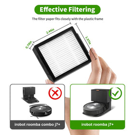 BYOFI Roomba side brushes reach corners to remove hidden dust.