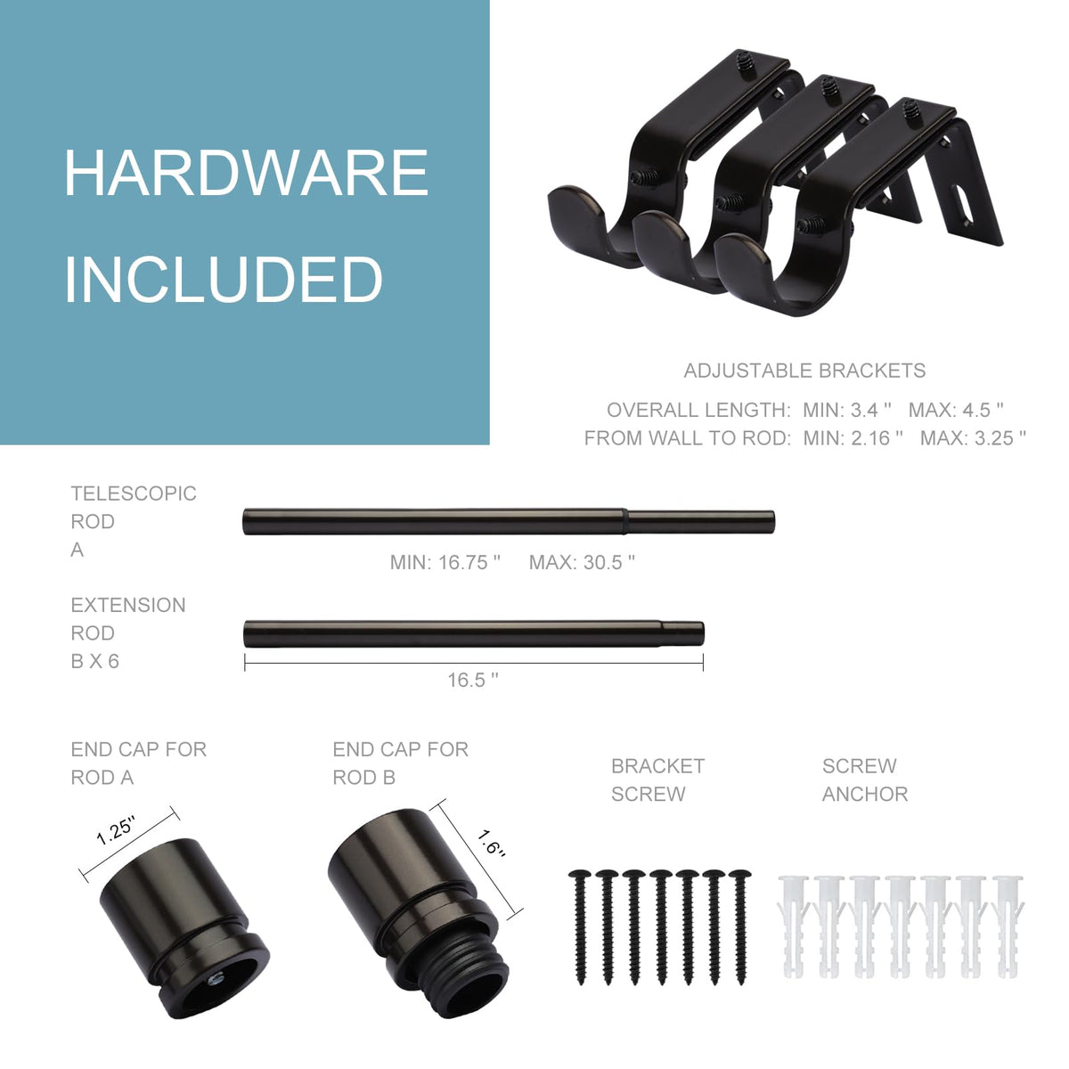 Byondeth aluminium end cap adds a refined finish and durability